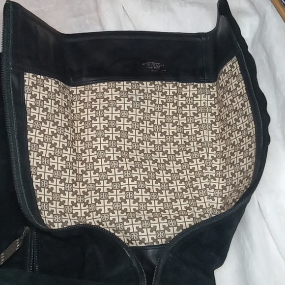 Tory burch selma black suede boots size 8.5 - Picture 6 of 14